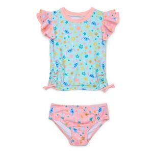 Disney Stitch Toddler Girl Tankini Swimsuit Two Piece 2T New